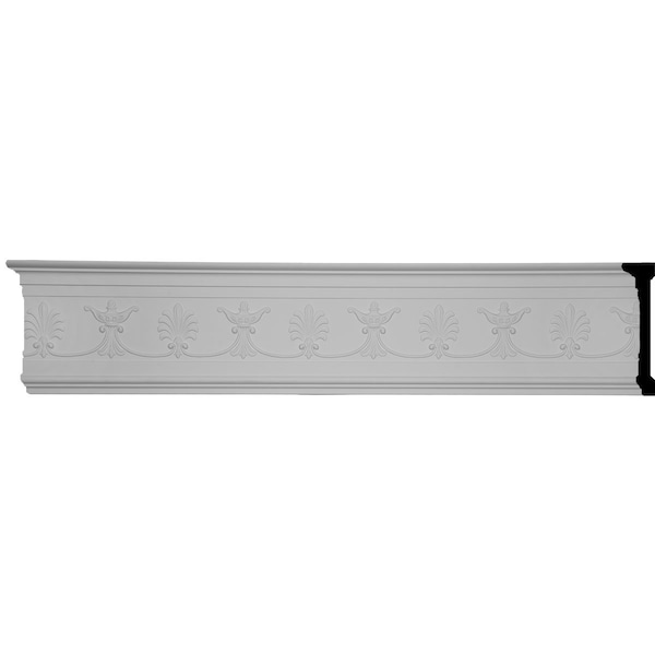 Ekena Millwork 7 1/2"H x 1 3/4"P x 94 1/2"L, (7 1/2" Repeat), Emeryville Chair Rail CHA07X01ER - main